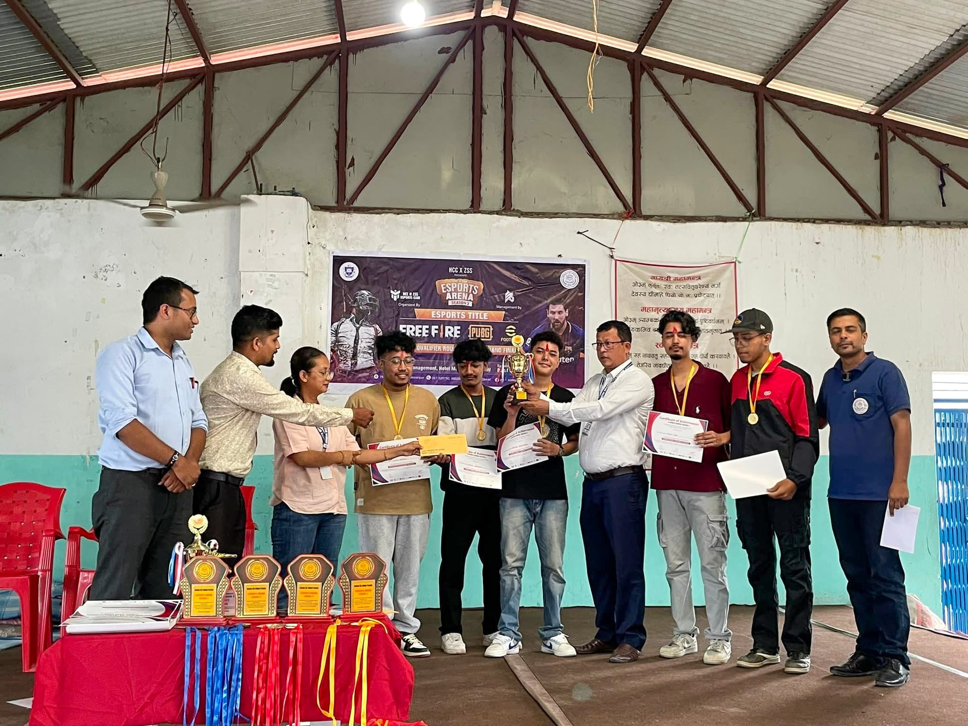 HCC Esports Club at Hetauda City College - The HCC Esports Club, the first in Makwanpur to ho...